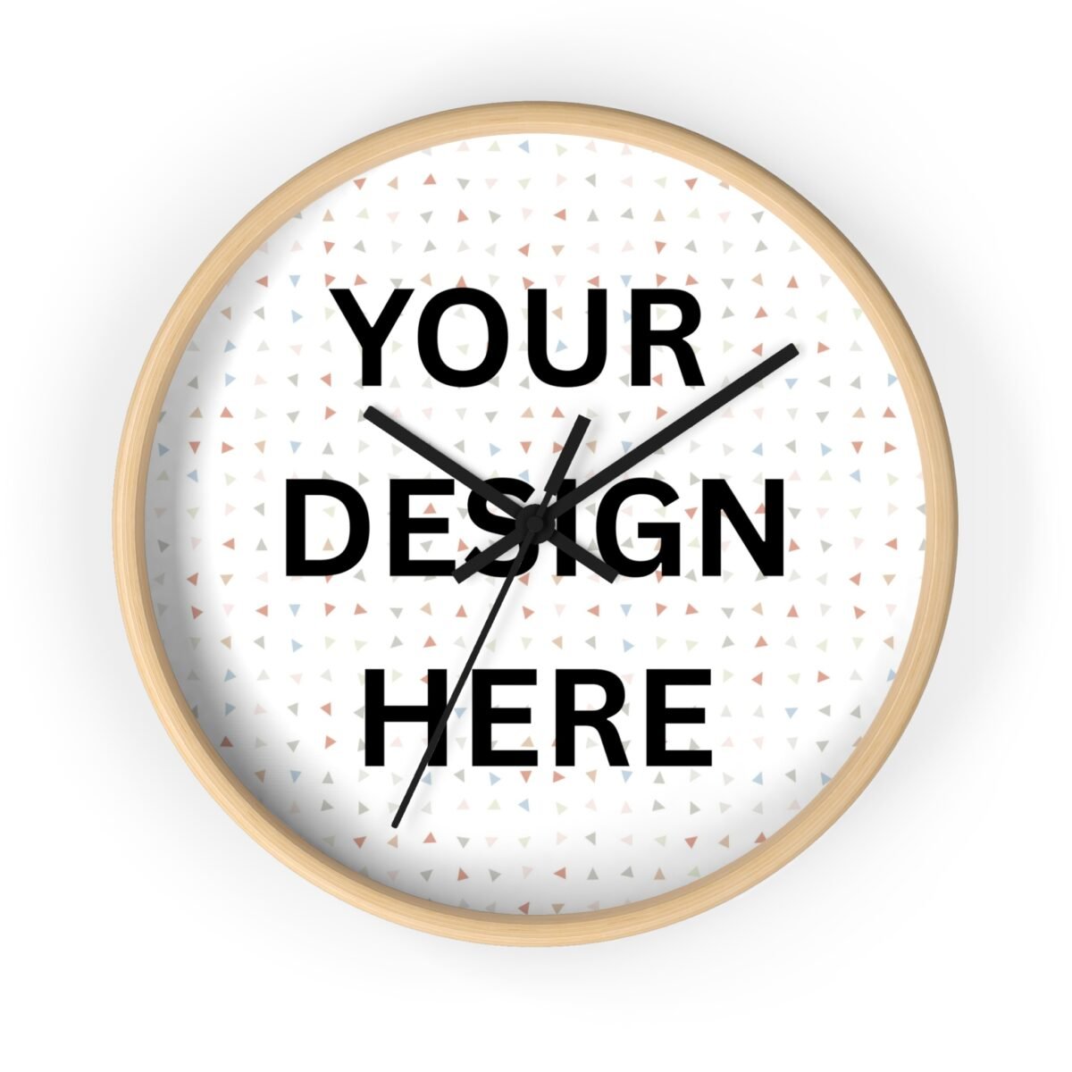 Custom Wall Clock – Minimal Personalized Photo & Text Home Décor - Image 2