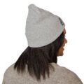 Embroidered Peace Logo Cuffed Beanie | Classic Knit Unisex Winter Hat - Image 34