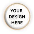 Custom Wall Clock – Minimal Personalized Photo & Text Home Décor - Image 5