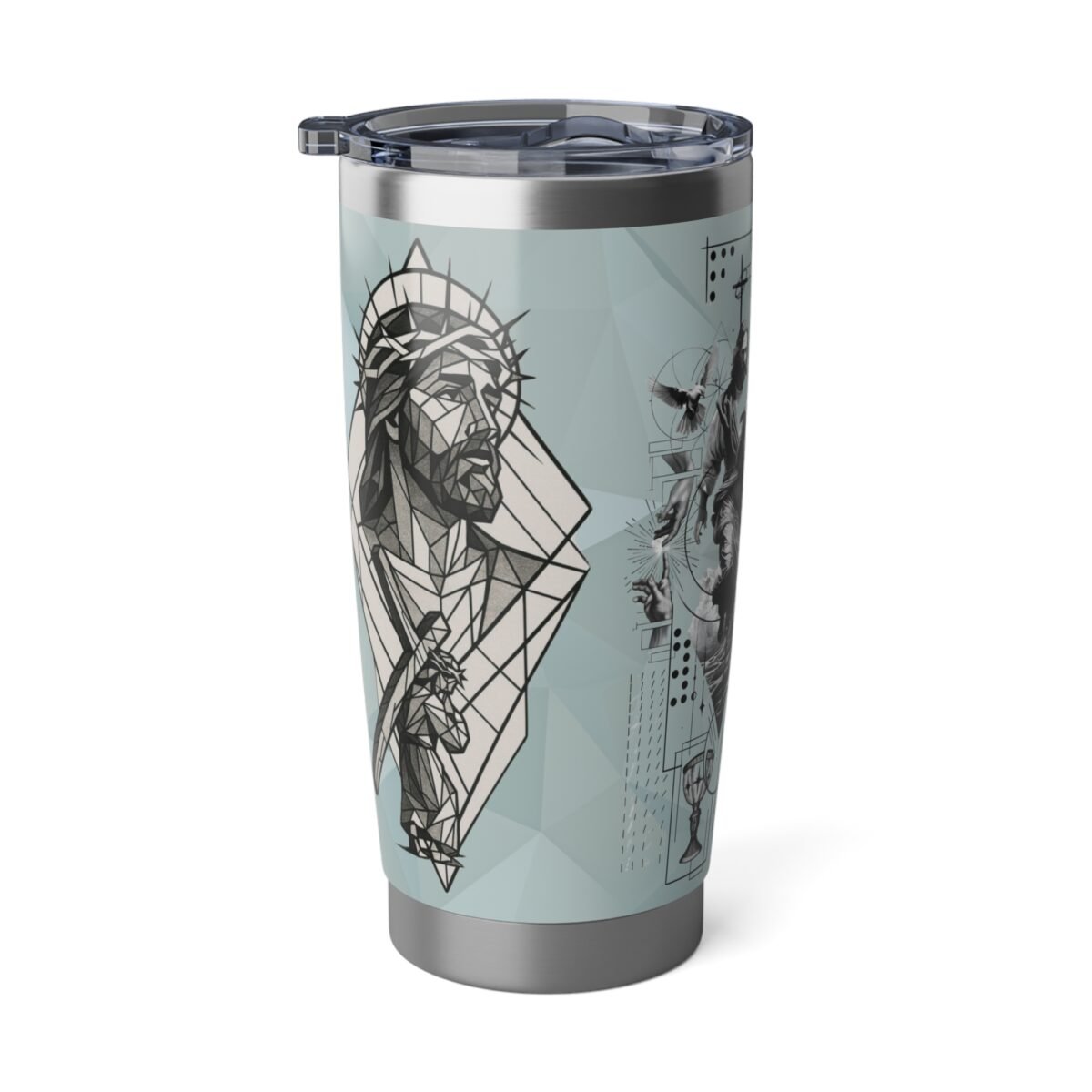 20oz Stainless Steel Travel Tumbler – Premium Unique Faith-Inspired Bible Quote Cup - Image 2