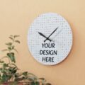Custom Acrylic Wall Clock – Modern Round or Square Personalized Photo & Text Clock - Image 11