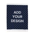 Custom Plush Blanket – Personalized Velveteen Cozy Throw (Upload Your Design) - Image 7