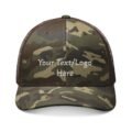 Camo Trucker Hat | Personalized Embroidered Cap with Custom Text or Logo - Image 5