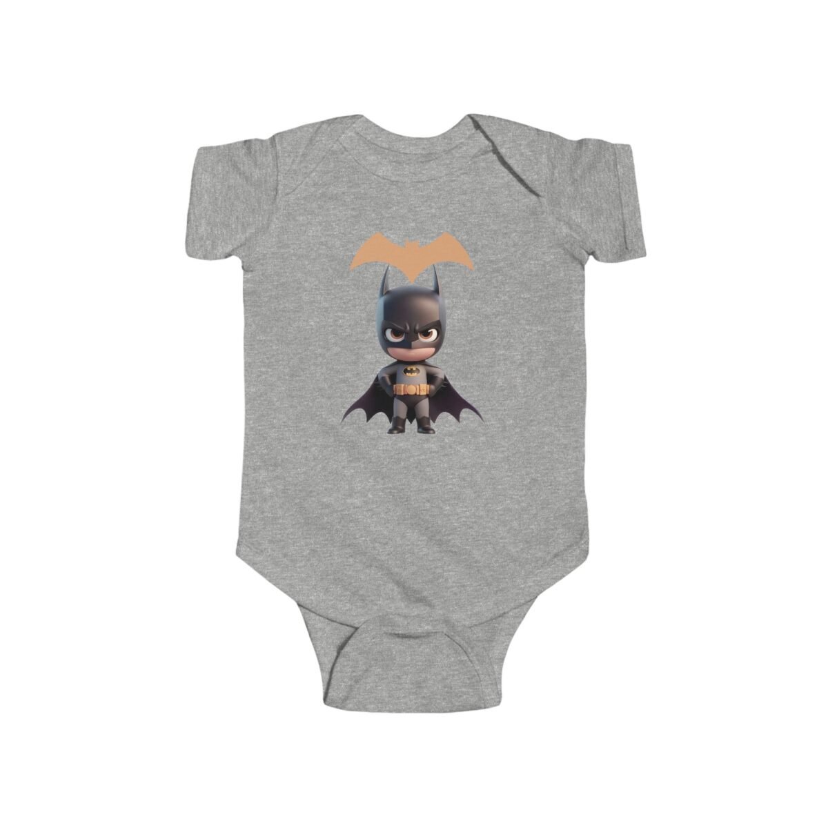 Baby Superhero Bodysuit Bat Theme – Soft Cotton Cartoon Hero Infant Onesie - Image 10