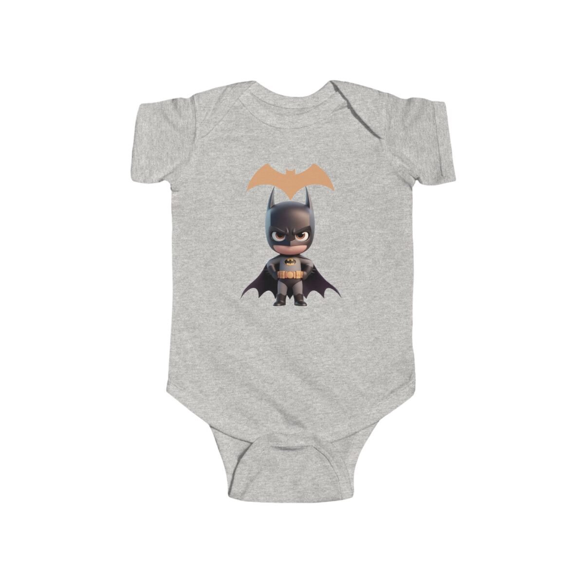 Baby Superhero Bodysuit Bat Theme – Soft Cotton Cartoon Hero Infant Onesie - Image 7