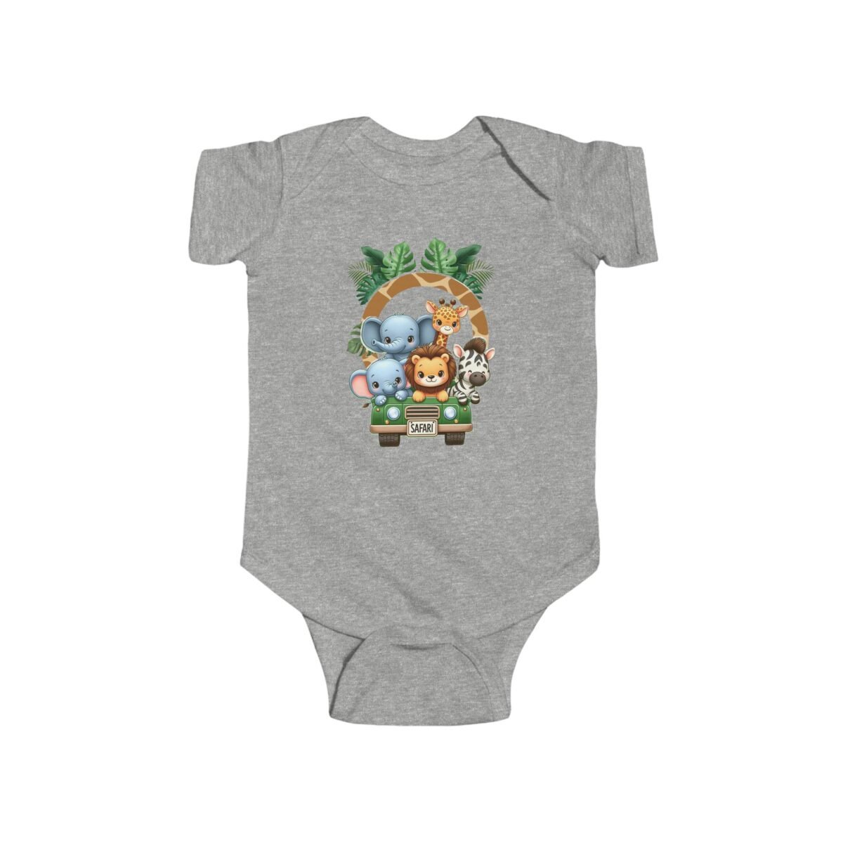Safari Animals Infant Bodysuit: #1 Premium & Unique Cotton Baby Onesie - Image 25