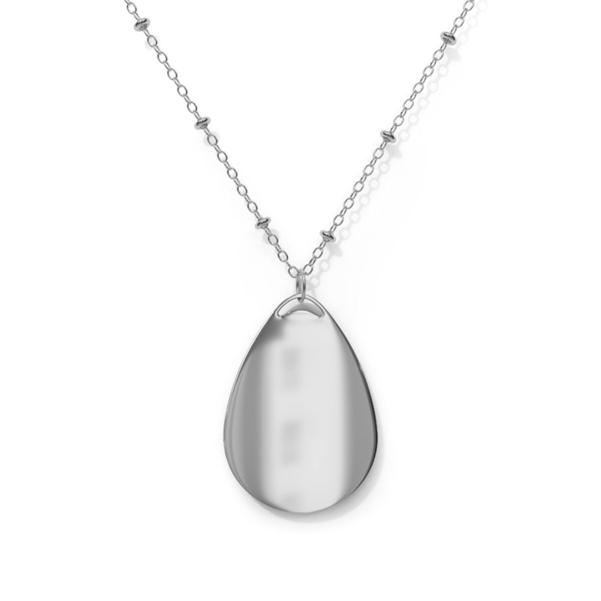 Custom Oval Pendant Necklace: Premium Personalized Jewelry for the Ultimate Gift - Image 4