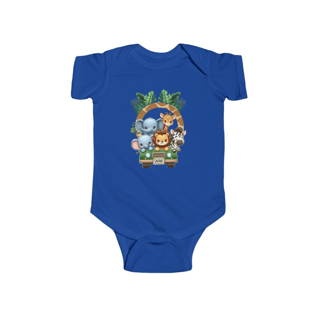Safari Animals Infant Bodysuit: #1 Premium & Unique Cotton Baby Onesie - Image 7