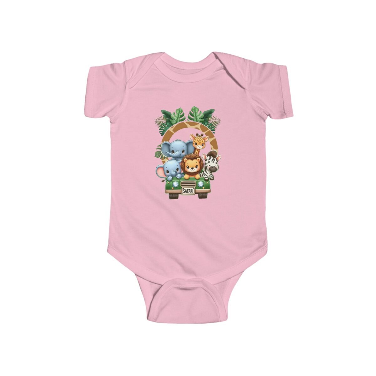 Safari Animals Infant Bodysuit: #1 Premium & Unique Cotton Baby Onesie - Image 31