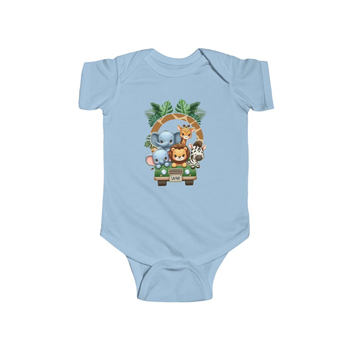 Safari Animals Infant Bodysuit: #1 Premium & Unique Cotton Baby Onesie - Image 34