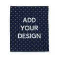Custom Plush Blanket – Personalized Velveteen Cozy Throw (Upload Your Design) - Image 3