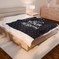 Custom Plush Blanket – Personalized Velveteen Cozy Throw (Upload Your Design) - Image 6