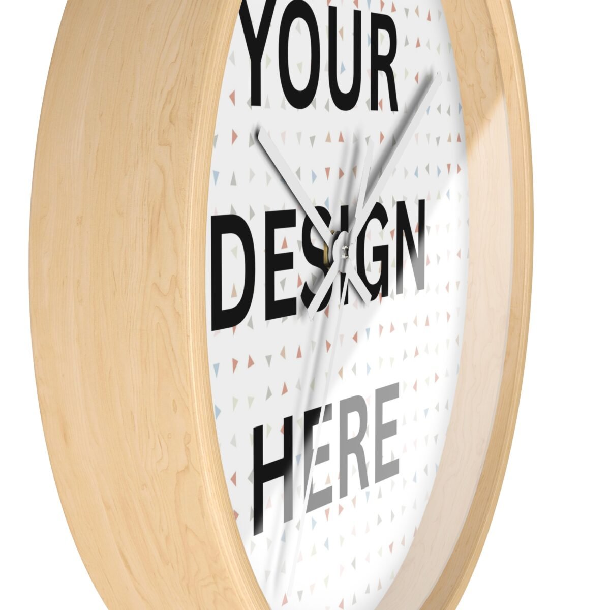 Custom Wall Clock – Minimal Personalized Photo & Text Home Décor - Image 6
