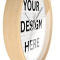 Custom Wall Clock – Minimal Personalized Photo & Text Home Décor - Image 6