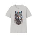 Wolf Mandala Graphic T-Shirt | Intricate Spiritual Geometric Wolf Tee for Men & Women