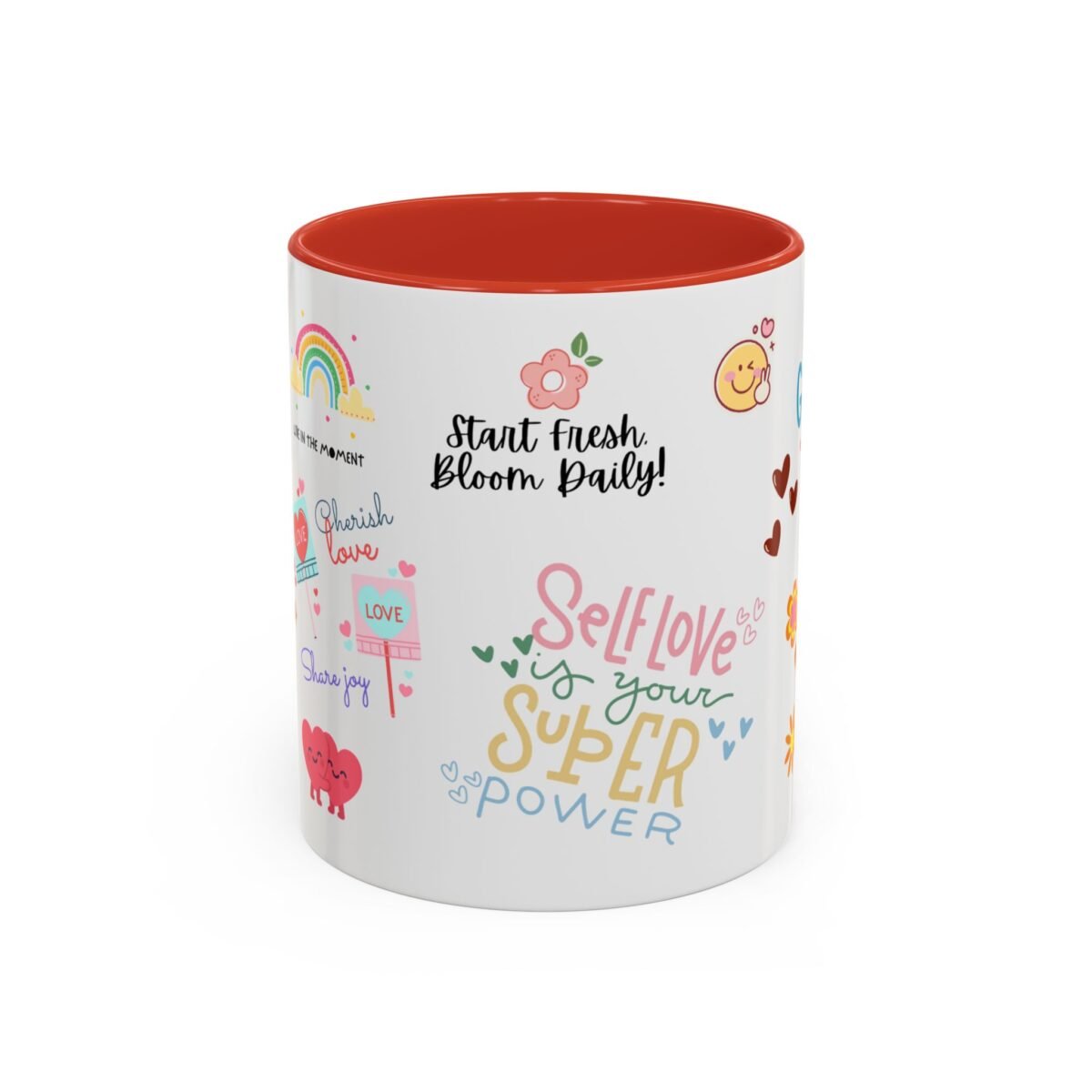 self love is your superpower coffee mug — inspirational aesthetic good vibes gift