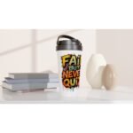 Life Quote 15oz Stainless Steel Travel Mug – Leak-Proof Lid, Car Cup Holder Friendly, Long-Lasting Print