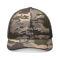 Camo Trucker Hat | Personalized Embroidered Cap with Custom Text or Logo - Image 4