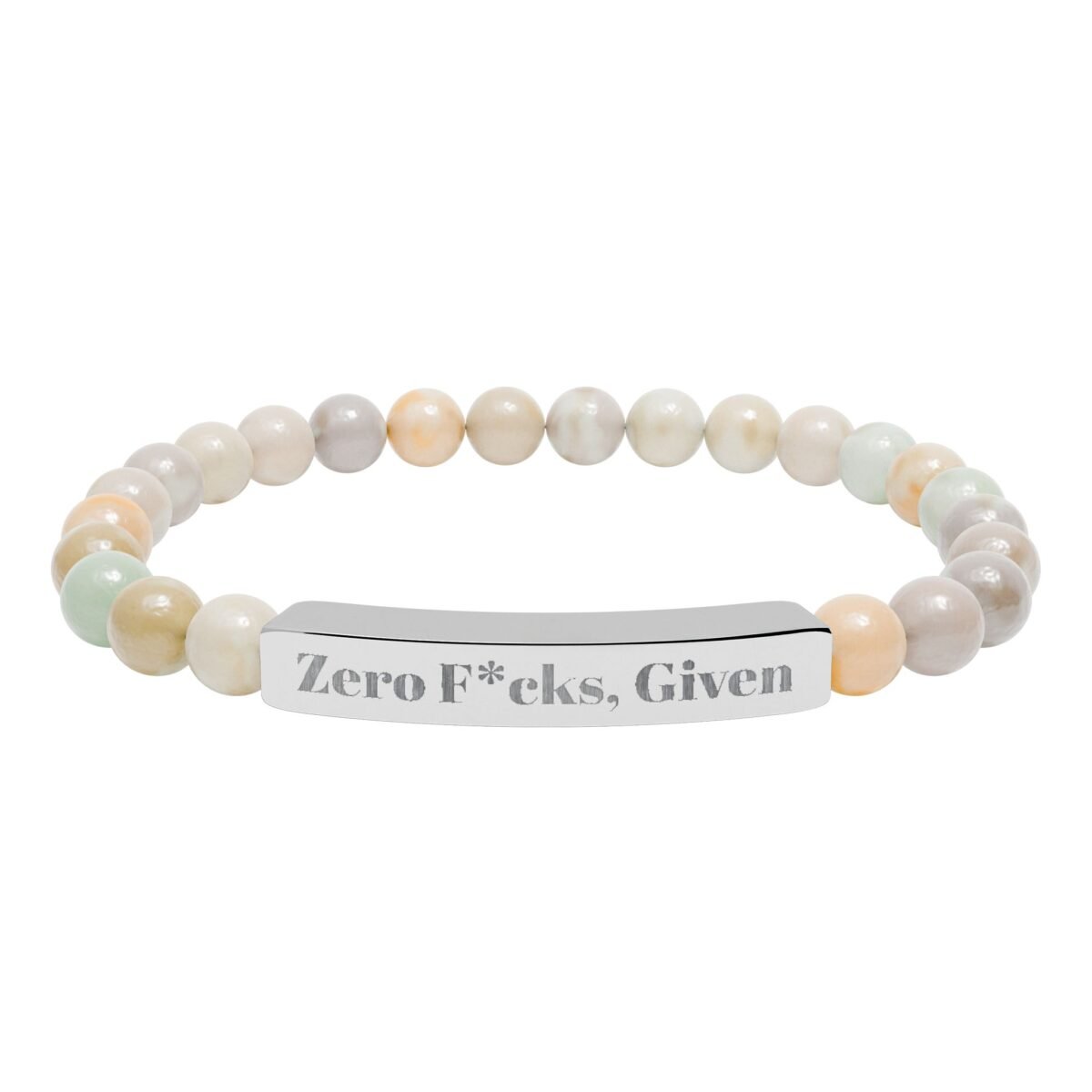 Engraved Natural Stone Bracelet: Premium Custom Bar for the Ultimate Bold Gift - Image 2