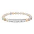 Engraved Natural Stone Bracelet: Premium Custom Bar for the Ultimate Bold Gift - Image 2