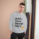 Champion® Crewneck Sweatshirt – Custom Printed Unisex Pullover | Personalized Design