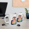 Customizable Photo Coffee Mug – “Cup of Joy” Personalized Ceramic Mug Gift (11oz, 15oz) - Image 2