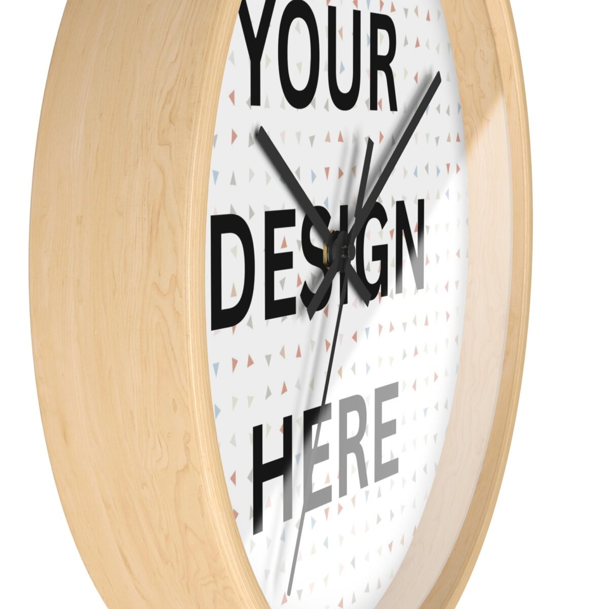 Custom Wall Clock – Minimal Personalized Photo & Text Home Décor - Image 3