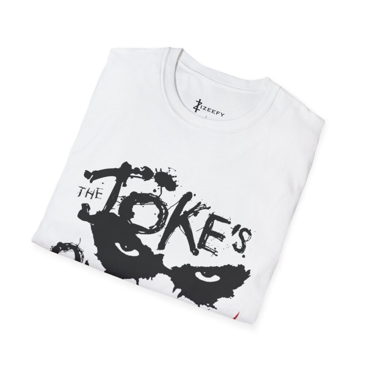 Dark Joker Smile Graphic T-Shirt – Premium Unique Street-Art Superhero Tee - Image 7