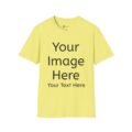 Custom T-Shirt – Classic Crew Neck Tee in Multiple Colors (Upload Your Design) - Image 4