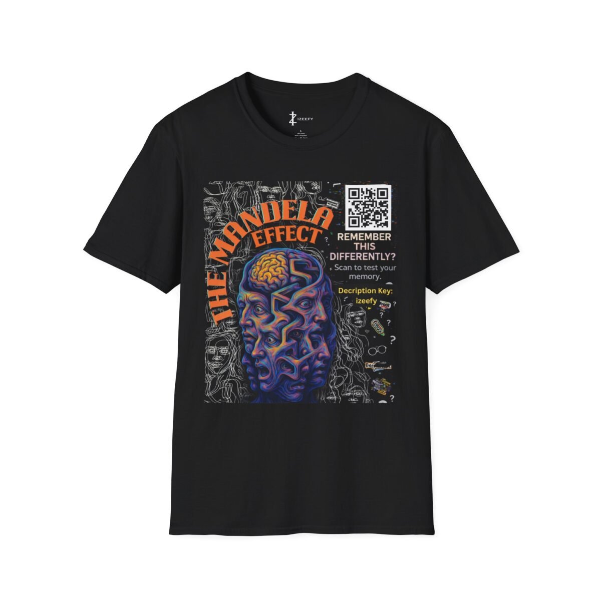 Mandela Effect T-Shirt — 'Remember This Differently?' Retro Memory Error Tee - Image 2